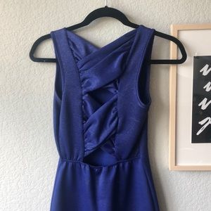 Purple sparkly tight mini dress!